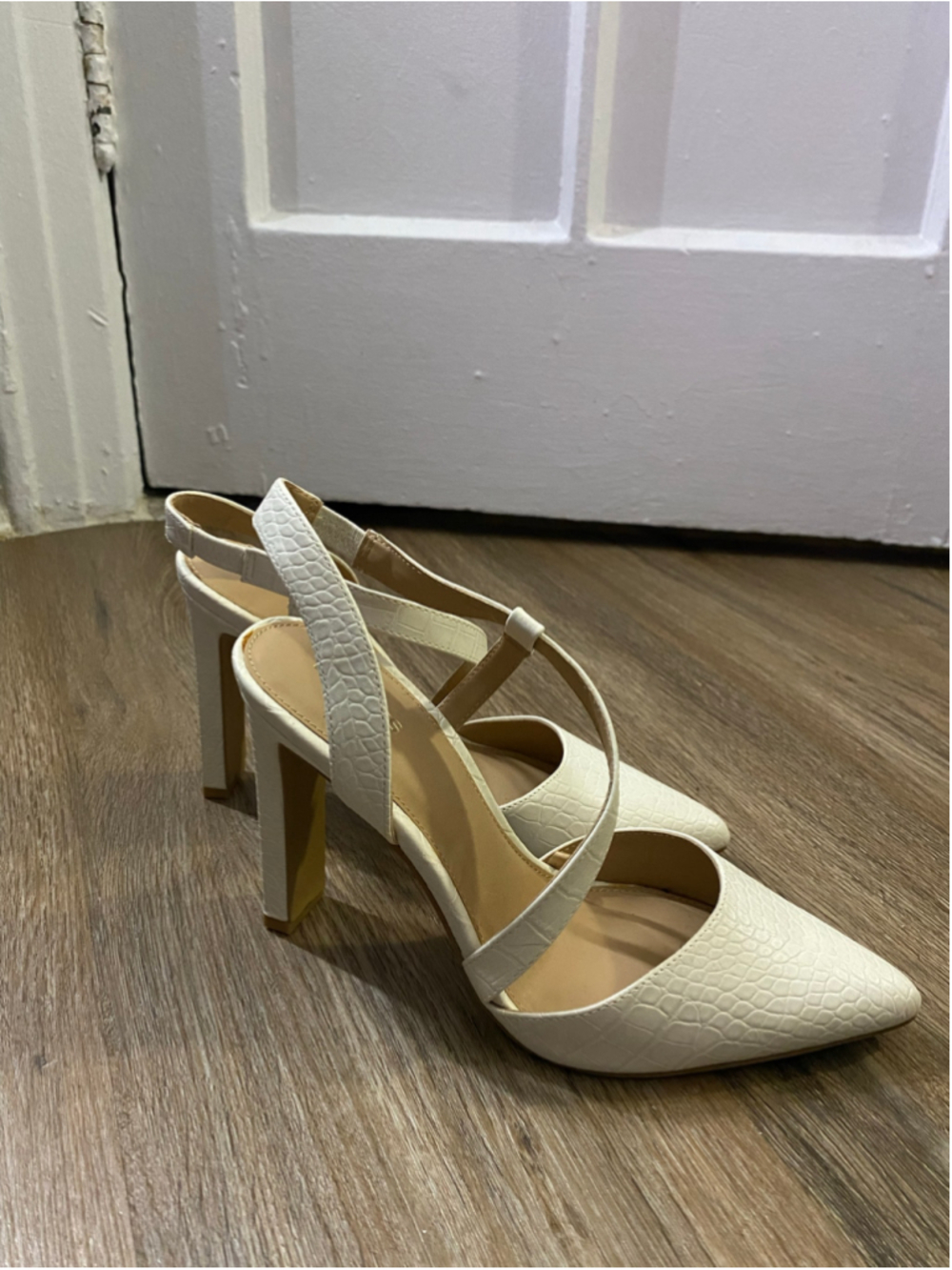 White EXPRESS Heels